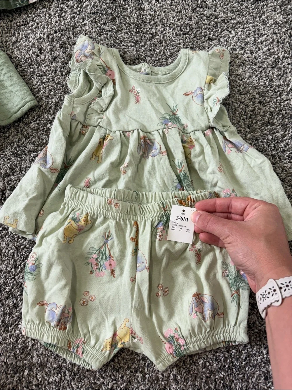 Baby Girl Clothing Bundle 3M-6M Floral Rompers Dresses Tops Vest Lot 10 Bundle - Picture 9 of 16
